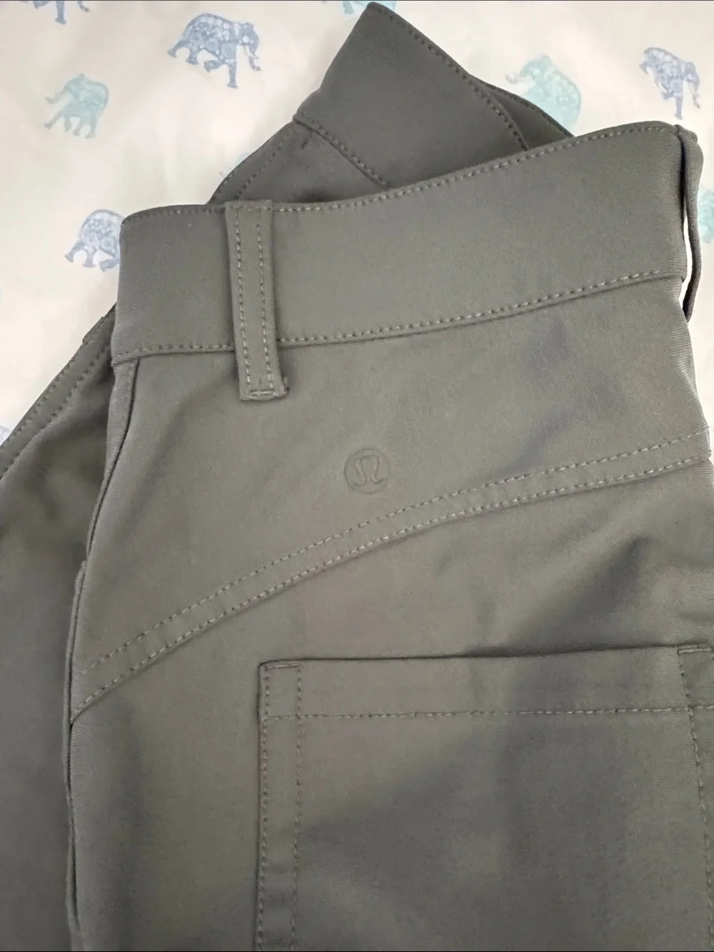 Green Lululemon work Pants